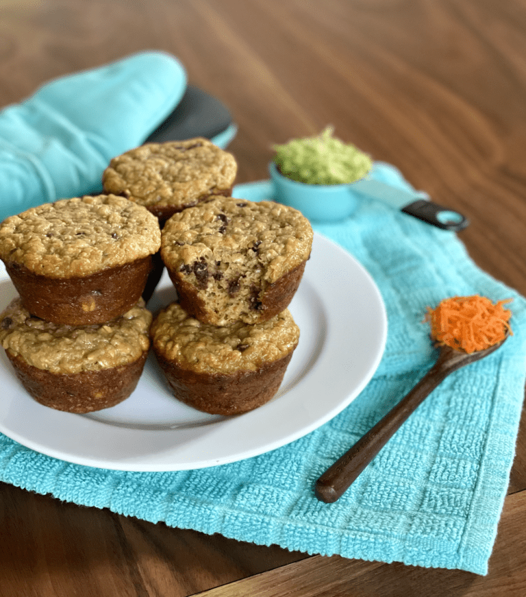 Healthy Veggie Muffins Recipe With Zucchini and Carrots