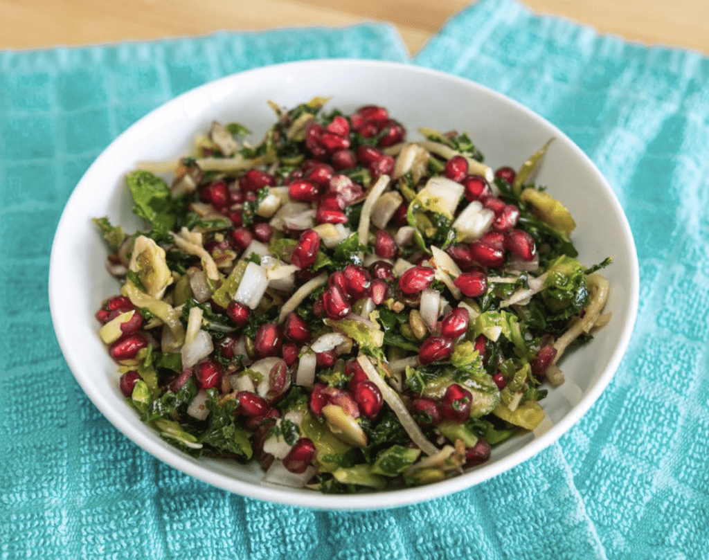brussel sprout kale salad